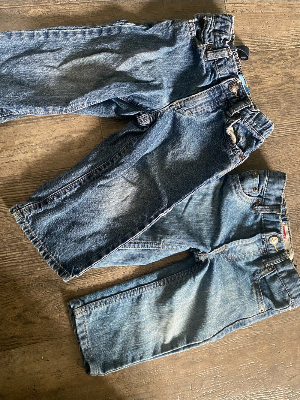 Levi's Kids Straight Leg Jeans in Light Blue Denim - Picture 4 of 5